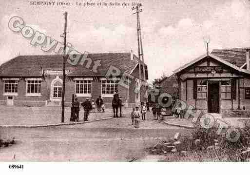 Ville de SEMPIGNY, carte postale ancienne