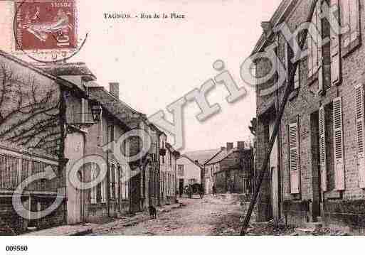 Ville de TAGNON, carte postale ancienne