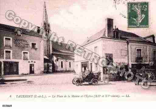 Ville de TAUXIGNY, carte postale ancienne