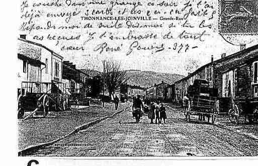 Ville de THONNANCELESJOINVILLE, carte postale ancienne