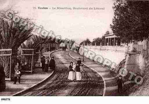 Ville de TOULON, carte postale ancienne