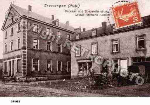 Ville de TRESSANGE, carte postale ancienne