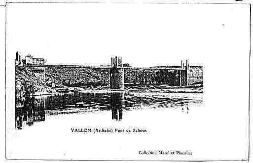 Ville de VALLONPONTD'ARC, carte postale ancienne