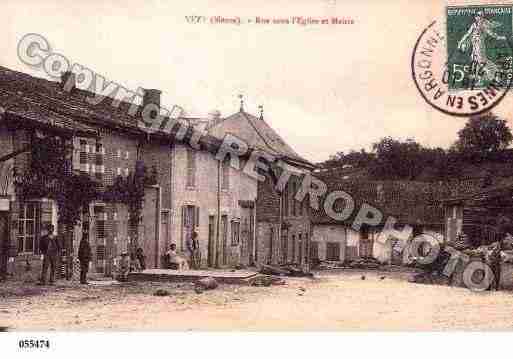 Ville de VERY, carte postale ancienne