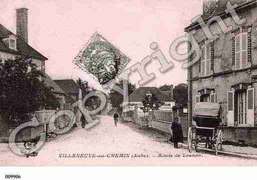 Ville de VILLENEUVEAUCHEMIN, carte postale ancienne