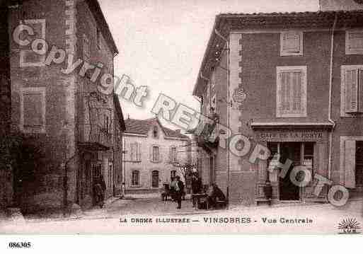 Ville de VINSOBRES, carte postale ancienne