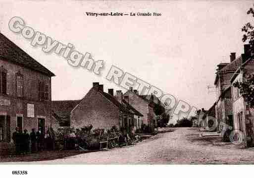 Ville de VITRYSURLOIRE, carte postale ancienne