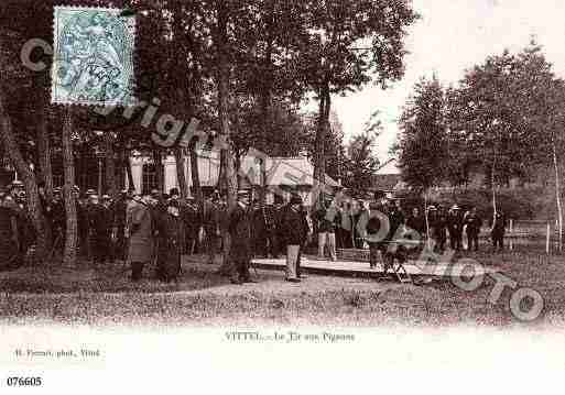 Ville de VITTEL, carte postale ancienne