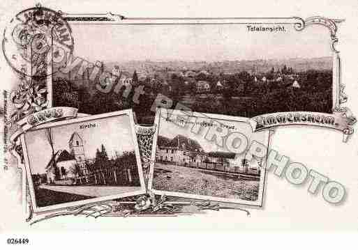 Ville de ZIMMERSHEIM, carte postale ancienne