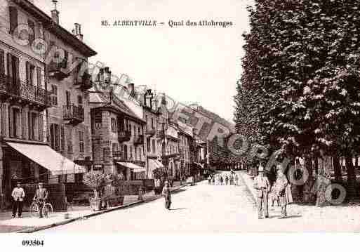 Ville de ALBERTVILLE, carte postale ancienne