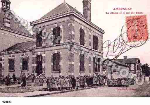 Ville de AMBONNAY, carte postale ancienne