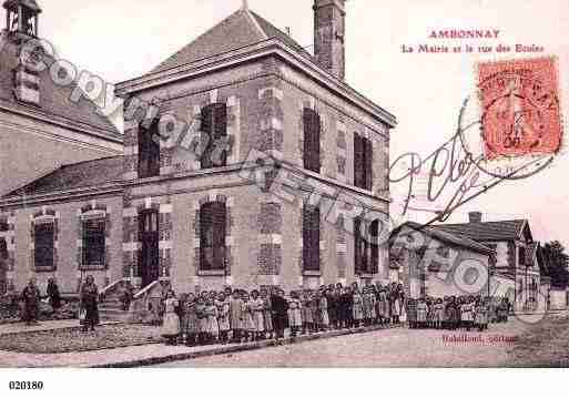 Ville de AMBONNAY, carte postale ancienne Ville de AMBONNAY, carte postale ancienne