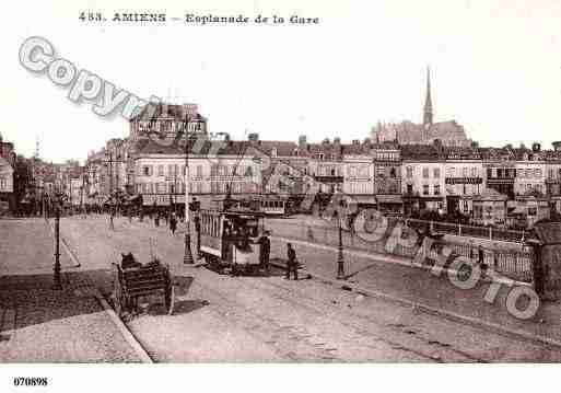 Ville de AMIENS, carte postale ancienne