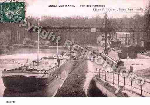 Ville de ANNETSURMARNE, carte postale ancienne
