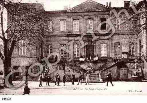 Ville de APT, carte postale ancienne