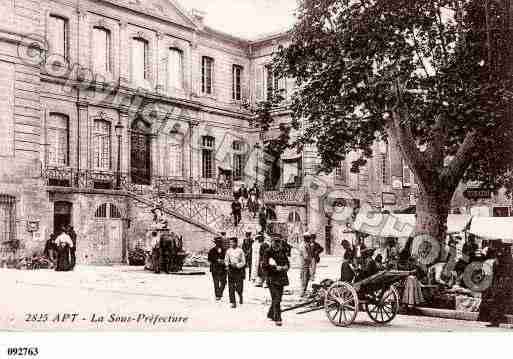 Ville de APT, carte postale ancienne