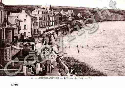 Ville de ARROMANCHESLESBAINS, carte postale ancienne