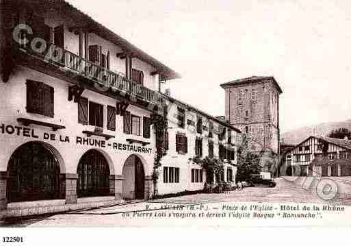 Ville de ASCAIN, carte postale ancienne