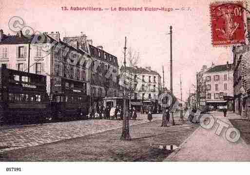 Ville de AUBERVILLIERS, carte postale ancienne