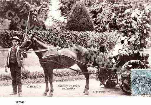 Ville de BAGNERESDELUCHON, carte postale ancienne