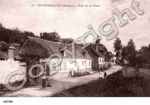 Ville de BAVELINCOURT, carte postale ancienne