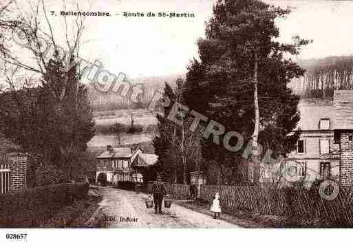 Ville de BELLENCOMBRE, carte postale ancienne