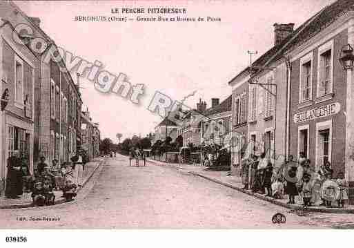 Ville de BERD'HUIS, carte postale ancienne