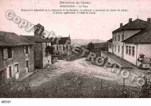 Ville de BERGESSERIN, carte postale ancienne