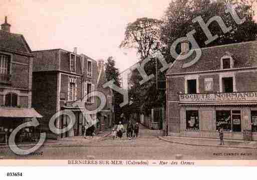 Ville de BERNIERESSURMER, carte postale ancienne