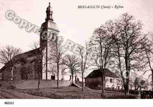Ville de BERSAILLIN, carte postale ancienne