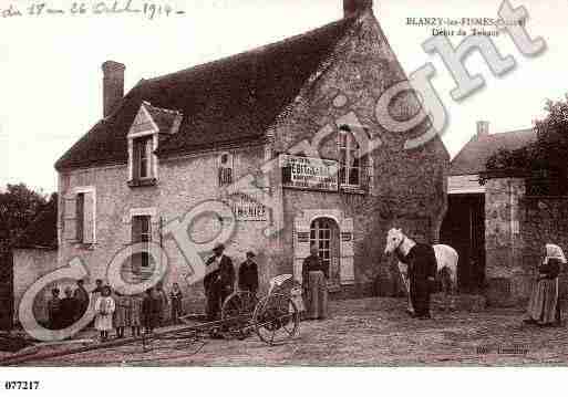 Ville de BLANZYLESFISMES, carte postale ancienne