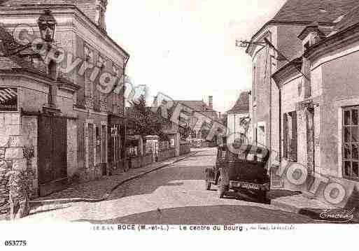 Ville de BOCE, carte postale ancienne