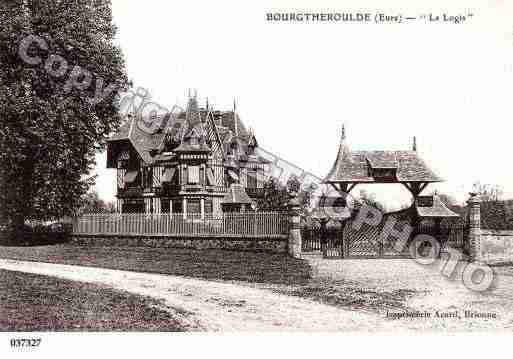 Ville de BOURGTHEROULDE, carte postale ancienne