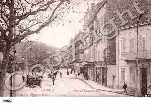 Ville de CANNES, carte postale ancienne