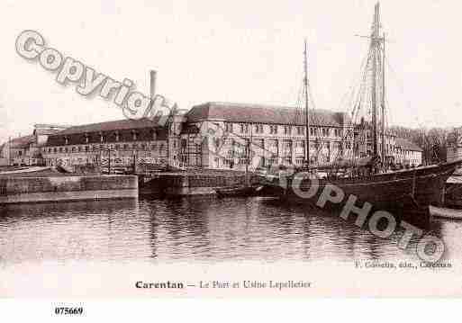 Ville de CARENTAN, carte postale ancienne