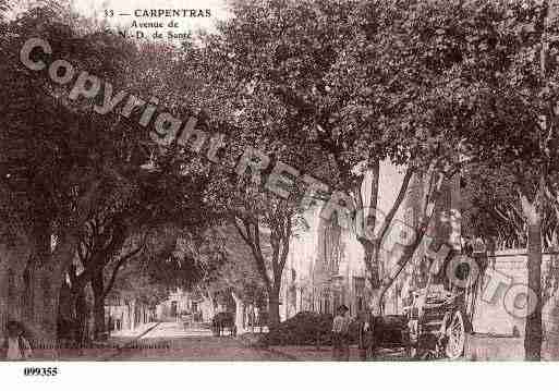 Ville de CARPENTRAS, carte postale ancienne