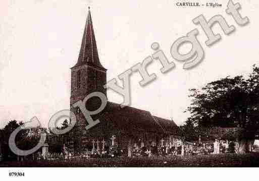 Ville de CARVILLE, carte postale ancienne