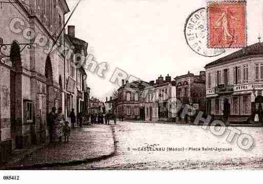 Ville de CASTELNAUDEMEDOC, carte postale ancienne