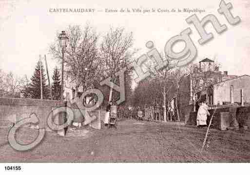 Ville de CASTELNAUDARY, carte postale ancienne