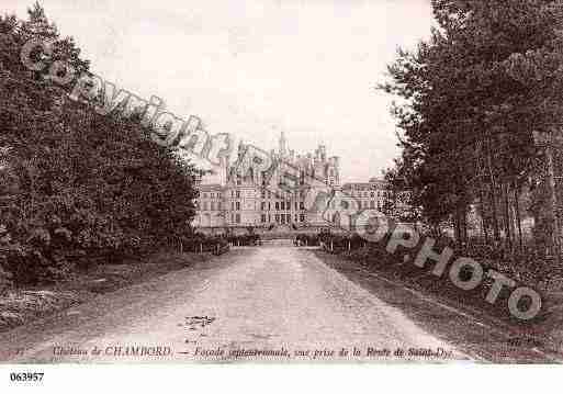 Ville de CHAMBORD, carte postale ancienne