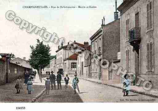 Ville de CHAMPIGNEULLES, carte postale ancienne