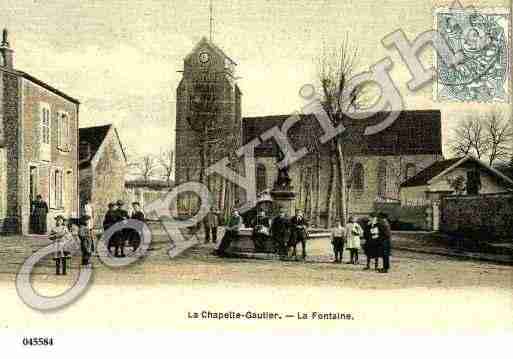 Ville de CHAPELLEGAUTHIER(LA), carte postale ancienne