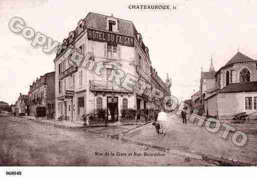 Ville de CHATEAUROUX, carte postale ancienne