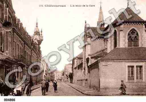 Ville de CHATEAUROUX, carte postale ancienne