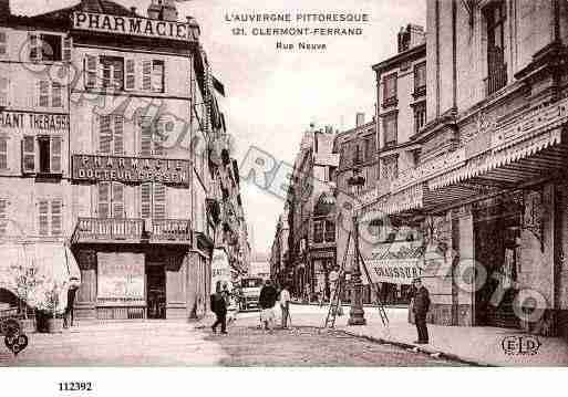 Ville de CLERMONTFERRAND, carte postale ancienne