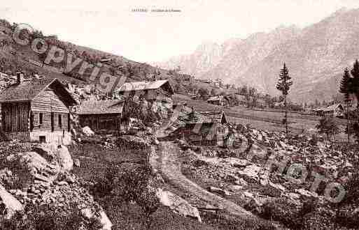 Ville de CLUSAZ(LA), carte postale ancienne