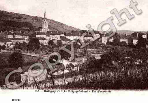 Ville de COLIGNY, carte postale ancienne