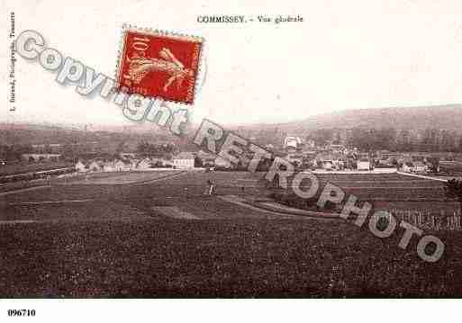 Ville de COMMISSEY, carte postale ancienne