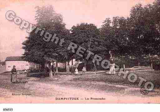 Ville de DAMPVITOUX, carte postale ancienne