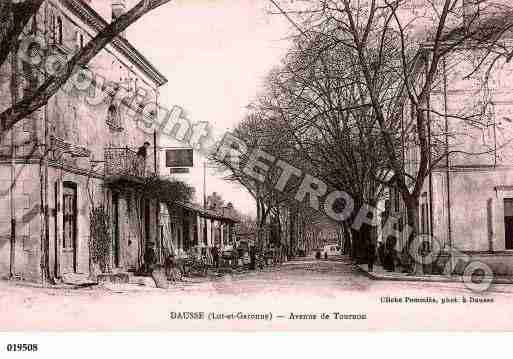 Ville de DAUSSE, carte postale ancienne